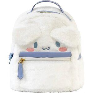 🆕 Accene Cute Furry Plush Bag Girl White Cinnamorol Kids Backpacks